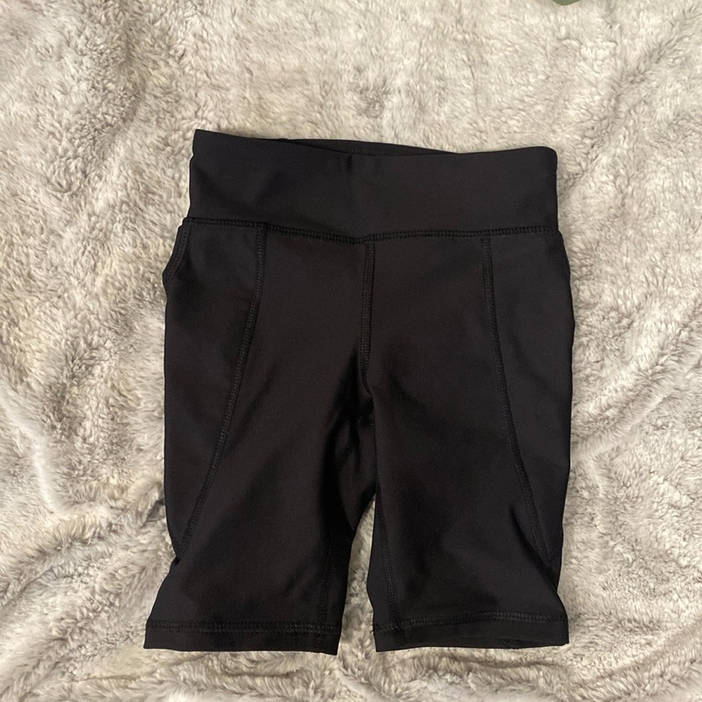 Old Navy active wear black high-rise bike shorts for girls size XS